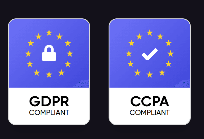 Knock2.ai GDPR and CCPA Compliance Badges